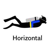Illustration of horizontal posture