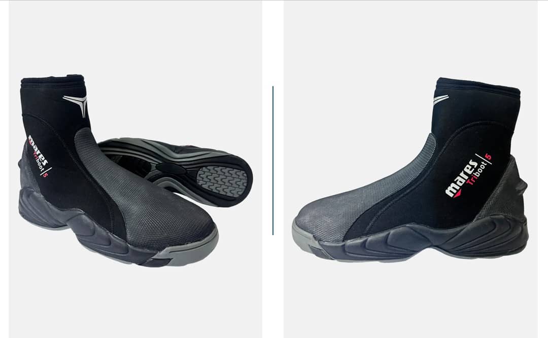 Mares Adult Trilastic 5mm Neoprene Scuba Diving Boots for Men & Women